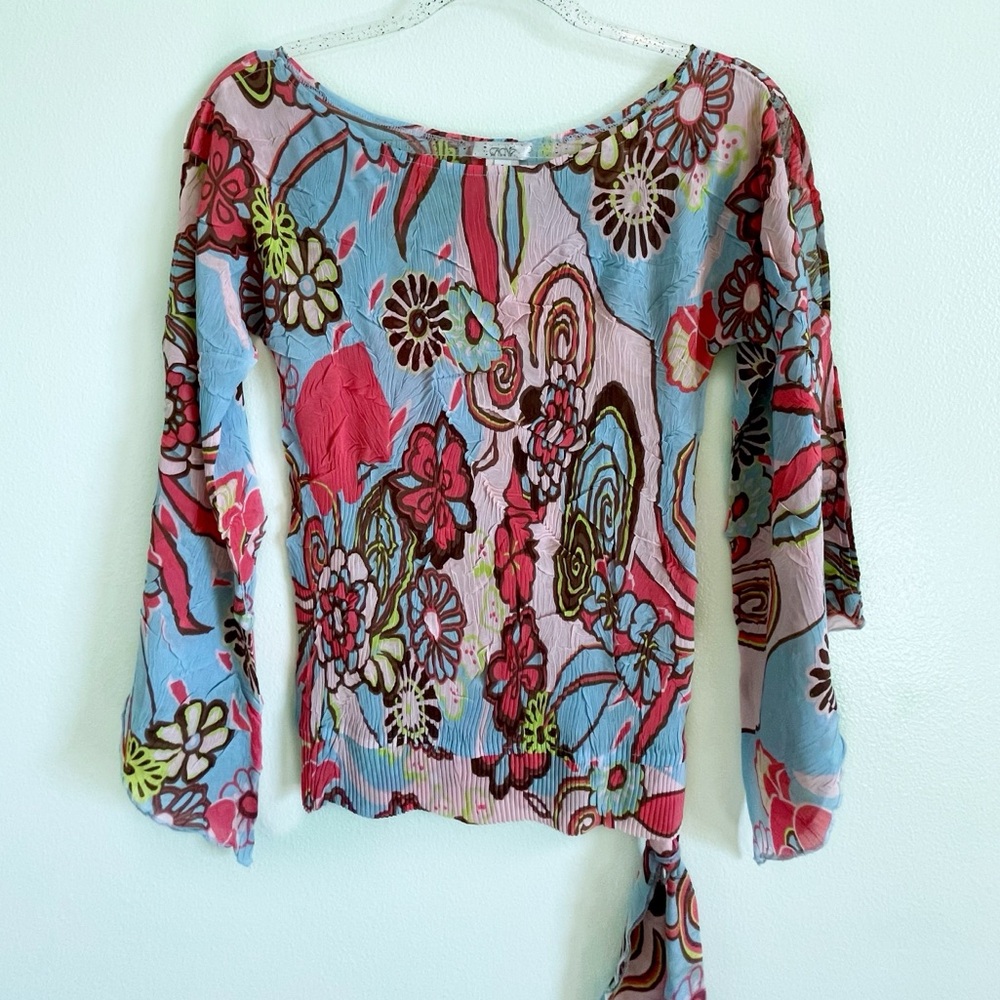 Caché | Floral Patterned Women's Top